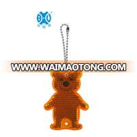 Fashion Reflective Keychain classic bear shape