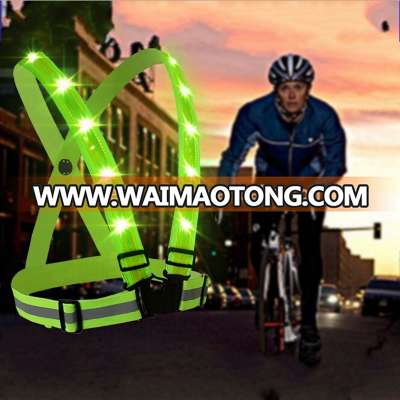 Wholesale Traffic emergency LED Reflective Vest Safety Clothing