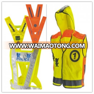 High Visibility EN20471 Standard Fluorescent mesh Safety Reflective Vest Motorcycles Men's Jacket Reflective Safety Vest